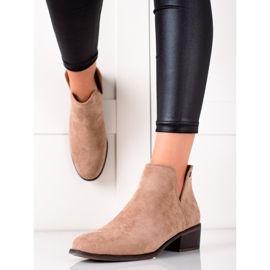 Evento Bottines classiques avec une coupe beige 2