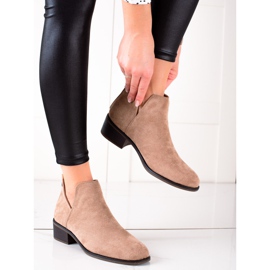 Evento Bottines classiques avec une coupe beige 1
