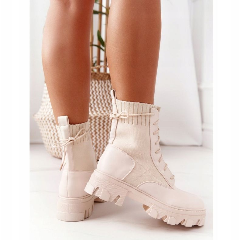 PS1 Bottes Femme Travailleurs Beige Megan 2 PS1 Bottes Femme Travailleurs Beige Megan 2