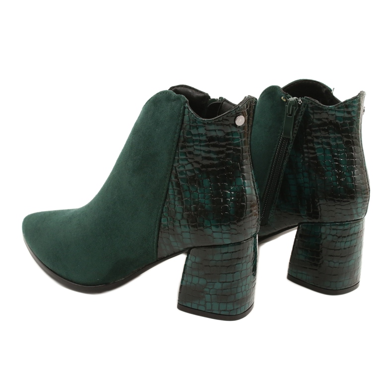 M.Daszyński Bottes en daim vertes MR2025-3 noir 3