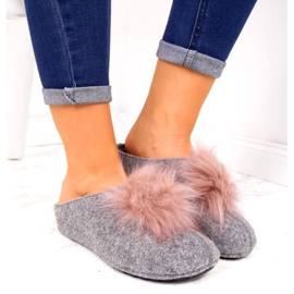 Chaussons Panto Fino W INT1626B gris 2