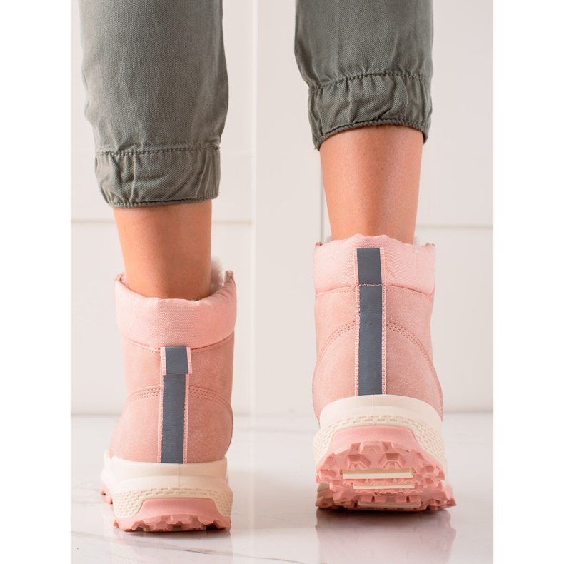 TRENDI trappeurs roses 1 TRENDI trappeurs roses 1