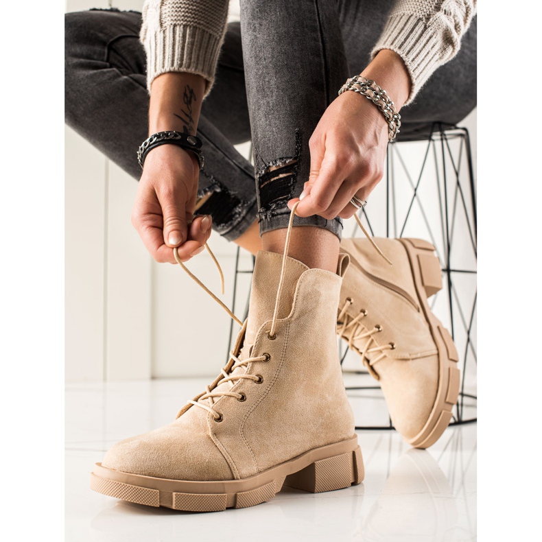 Goodin Travailleurs du daim beige 1