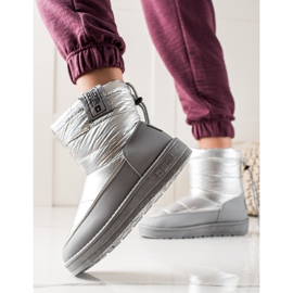 Bottes de neige pour femmes Big Star II274118 argent gris 2 Bottes de neige pour femmes Big Star II274118 argent gris 2
