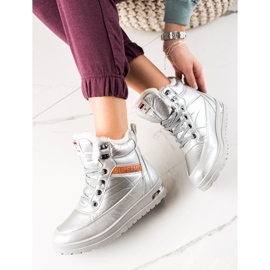 TRENDI Bottes de neige Avec Glitter Supermo argent 2 TRENDI Bottes de neige Avec Glitter Supermo argent 2