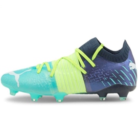 Chaussures de football Puma Futura Z 1.2 Fg Ag M 106476 03 bleu marine, multicolore vert 2 Chaussures de football Puma Futura Z 1.2 Fg Ag M 106476 03 bleu marine, multicolore vert 2
