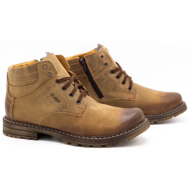 ABIS Chaussures chaudes pour hommes 197 marron brun 2