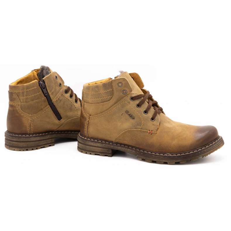 ABIS Chaussures chaudes pour hommes 197 marron brun 3