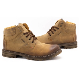 ABIS Chaussures chaudes pour hommes 197 marron brun 4