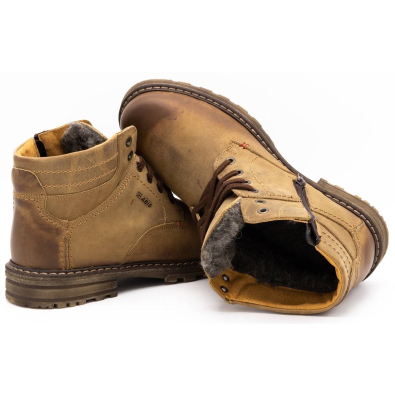 ABIS Chaussures chaudes pour hommes 197 marron brun 5