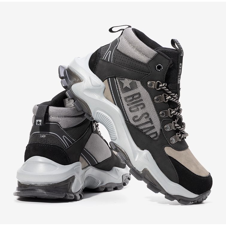 Baskets homme Maclovio Big Star noires et grises le noir 1