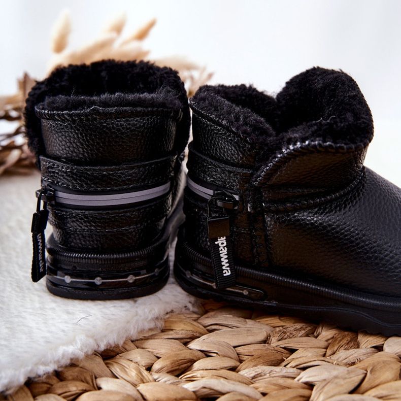 PA1 Bottes de neige noires Frosty pour enfants ['noir'] 1