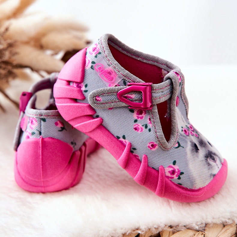 BEFADO S.A. Chaussons Inblu Bunny 110P425 Gris-Rose 2 BEFADO S.A. Chaussons Inblu Bunny 110P425 Gris-Rose 2