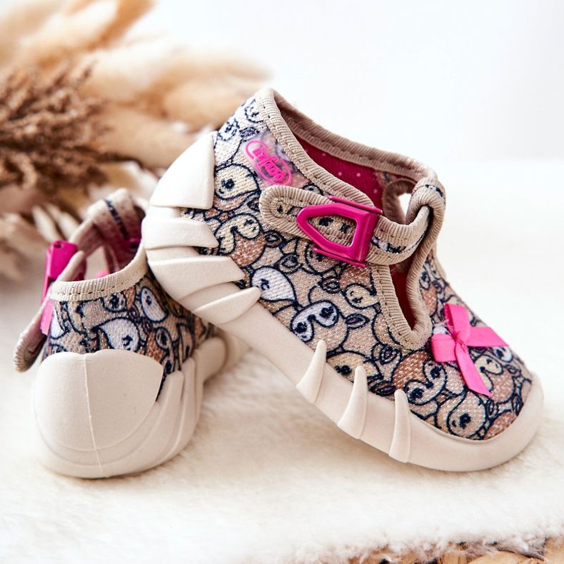 BEFADO S.A. Chaussons Inblu Chevreuil Avec Noeud 110P437 Beige brun 2