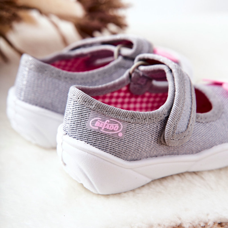 BEFADO S.A. Chaussons Inblu Lapin 209P033 Gris 1