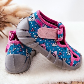 BEFADO S.A. Chaussons Inblu Avec Velcro 190P100 Bleu-Rose 2 BEFADO S.A. Chaussons Inblu Avec Velcro 190P100 Bleu-Rose 2