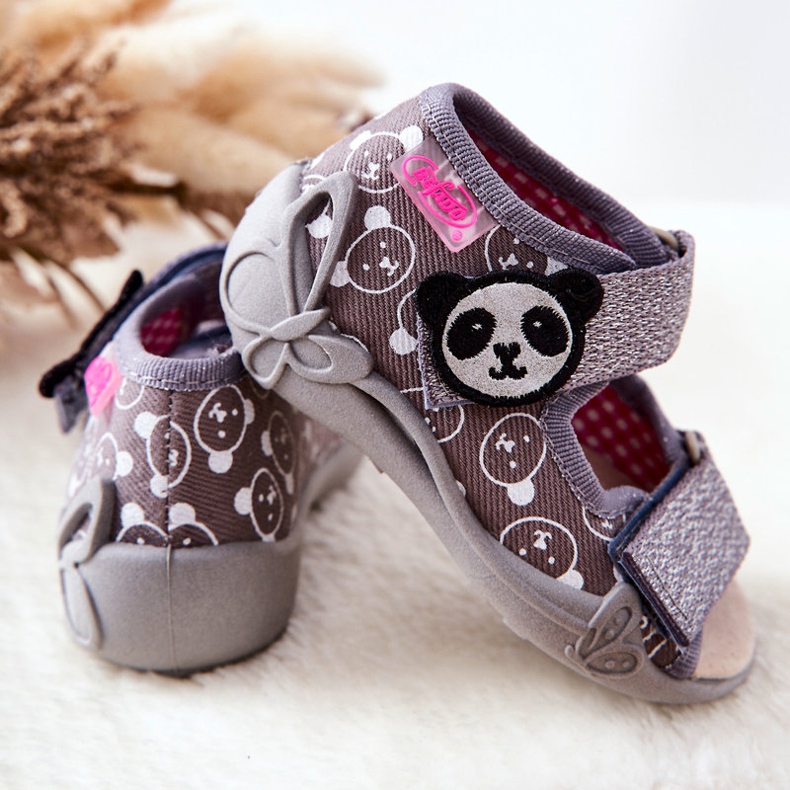 BEFADO S.A. Sandales Inblu Avec Velcro 342P031 Gris 2