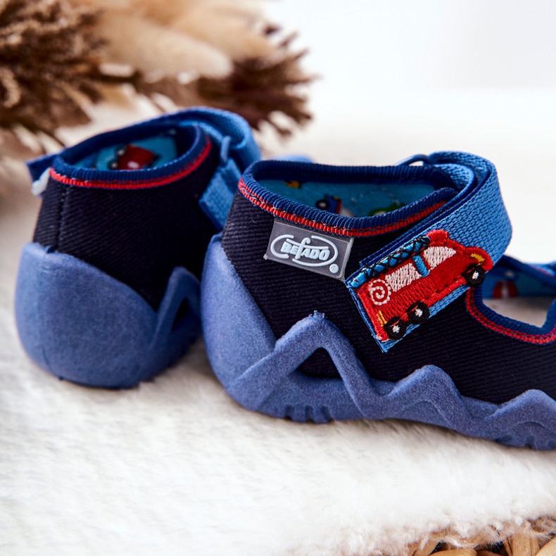 BEFADO S.A. Sandales Inblu Avec Velcro 350P014 Bleu Marine 2 BEFADO S.A. Sandales Inblu Avec Velcro 350P014 Bleu Marine 2