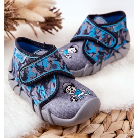BEFADO S.A. Chaussons Inblu 523P014 Gris-Bleu 2 BEFADO S.A. Chaussons Inblu 523P014 Gris-Bleu 2
