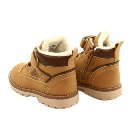 Velcro Ouvriers American Club GC28 / 21 Chameau beige jaune 5