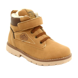 Ouvriers isolés avec fourrure American Club GC29 / 21 Camel beige brun jaune 1