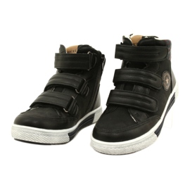 American Club Chaussures De Sport Hautes Avec Fourrure Américaine GC19 / 21 Noir 3