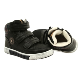 American Club Chaussures De Sport Hautes Avec Fourrure Américaine GC19 / 21 Noir le noir 5