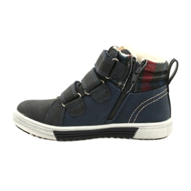 Chaussures de sport isolées avec fourrure American Club GC24 / 21 Navy Blue bleu 2