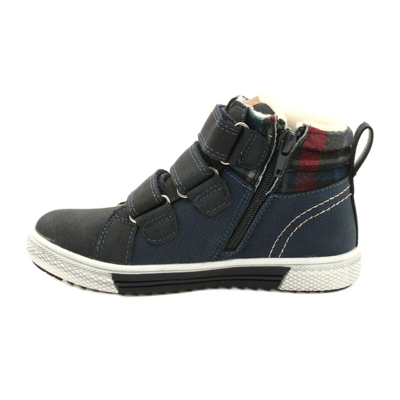 Chaussures de sport isolées avec fourrure American Club GC24 / 21 Navy Blue bleu 2