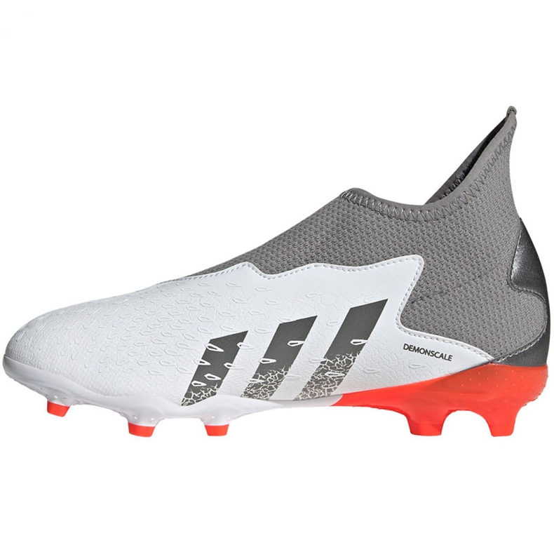 Chaussures de foot Adidas Predator Freak.3 Ll Fg Jr FY6297 multicolore blanc 2