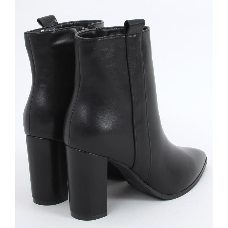 Bottes sur le poteau Viva Black noir 1