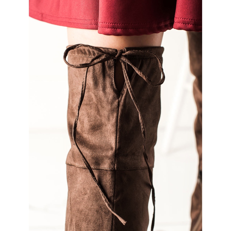 TRENDI Cuissardes confortables brun 1