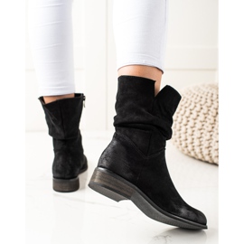 Evento Bottes de cowboy en daim le noir 3