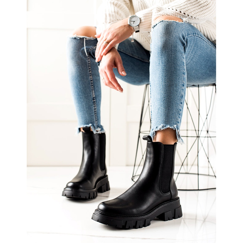 Bottines Chelsea noires de Sergio Leone 1