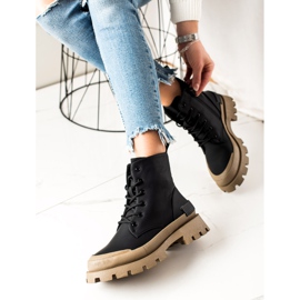 Seastar Bottes de randonnée isolées à la mode le noir 3