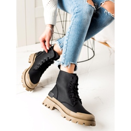Seastar Bottes de randonnée isolées à la mode le noir 2