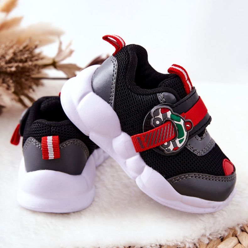 BEFADO S.A. Chaussures De Sport Enfant Avec Velcro Befado 516P096 Noir rouge 2