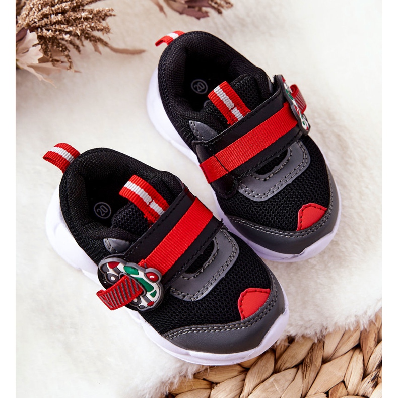 BEFADO S.A. Chaussures De Sport Enfant Avec Velcro Befado 516P096 Noir le noir rouge 1