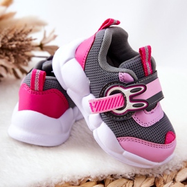 BEFADO S.A. Chaussures De Sport Enfant Avec Velcro Befado 516P091 Gris-Rose 2 BEFADO S.A. Chaussures De Sport Enfant Avec Velcro Befado 516P091 Gris-Rose 2