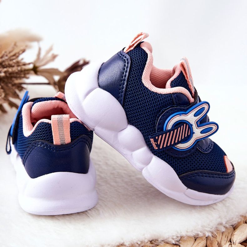 BEFADO S.A. Chaussures De Sport Enfant Avec Velcro Befado 516P090 Bleu Marine-Rose 1