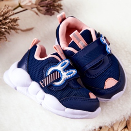 BEFADO S.A. Chaussures De Sport Enfant Avec Velcro Befado 516P090 Bleu Marine-Rose 2