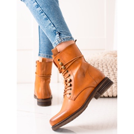 Super Mode Bottines à lacets classiques brun 1