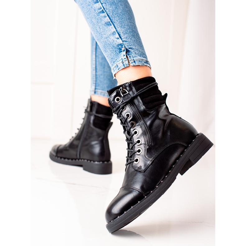 Super Mode Trappeurs classiques noirs le noir 1