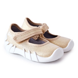 BEFADO S.A. Pantoufles Ballerines Inblu Shiny 109P224 Or 6