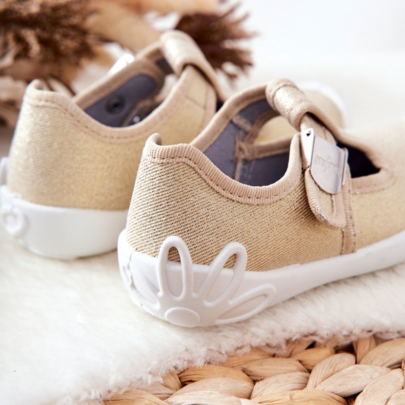 BEFADO S.A. Chaussons Ballerines Befado Brillant 115X003 Doré d'or 2 BEFADO S.A. Chaussons Ballerines Befado Brillant 115X003 Doré d'or 2