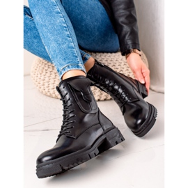 W. Potocki Bottines Potocki classiques à lacets le noir 3