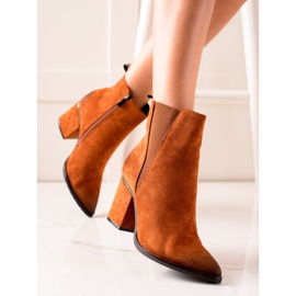 W. Potocki Bottes sur un poteau large Potocki brun 2