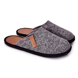 Big Star Chaussons Homme Home Panto Fino II167007 Gris-Marron brun noir 2
