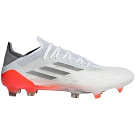 Chaussures de foot Adidas X Speedflow.1 Fg M FY6869 rouge, blanc, gris blanche 1