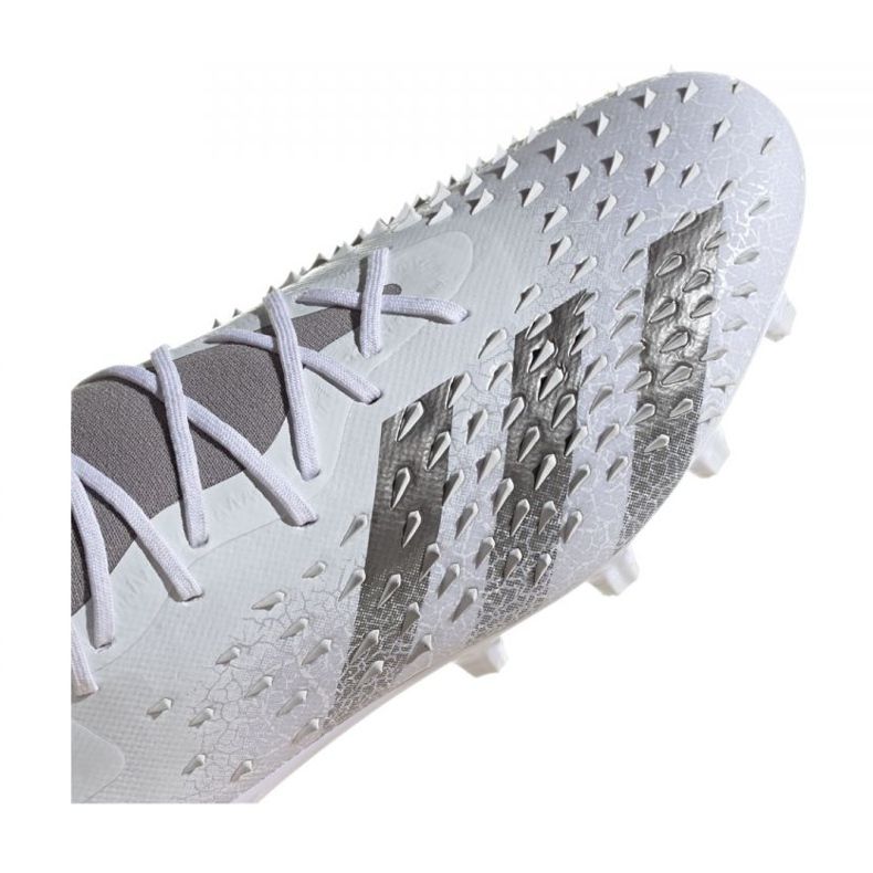 Chaussures de foot Adidas Predator Freak.1 Ag M FY6254 gris, blanc blanc 2